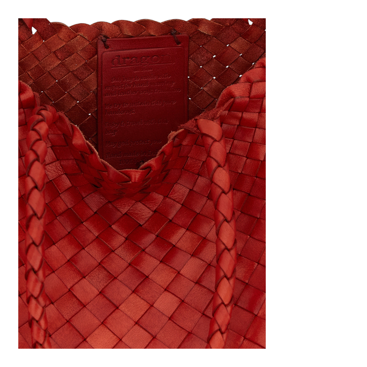 Dragon Diffusion Santa Croce Bolso de Hombro Rojo