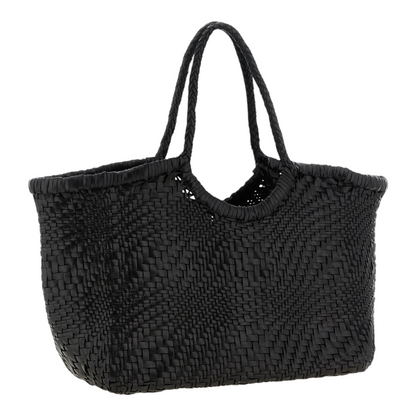 Dragon Diffusion Nantucket Bolso de Hombro Negro Geométrico