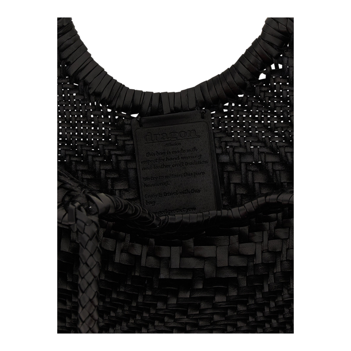 Dragon Diffusion Nantucket Bolso de Hombro Negro Geométrico
