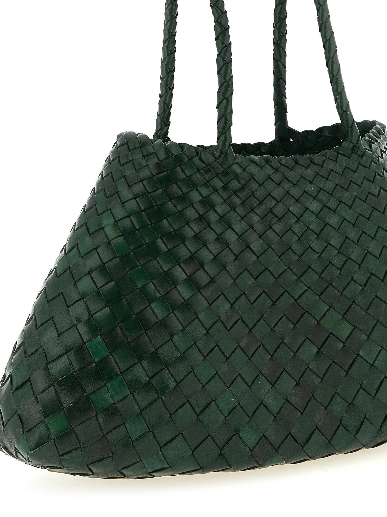Dragon Diffusion Green Santa Croce Shoulder Bag