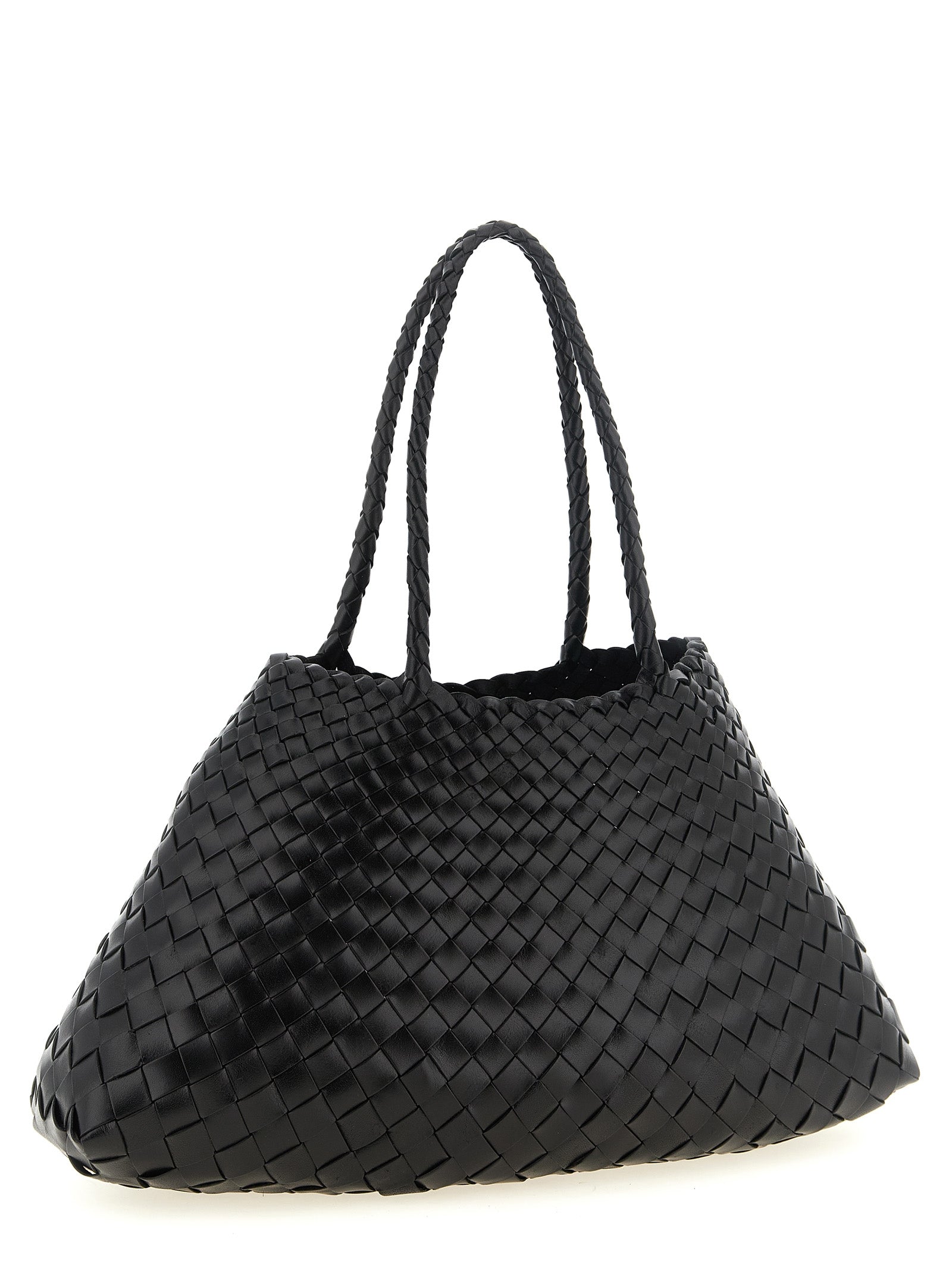 Dragon Diffusion Black Santa Croce Shoulder Bag