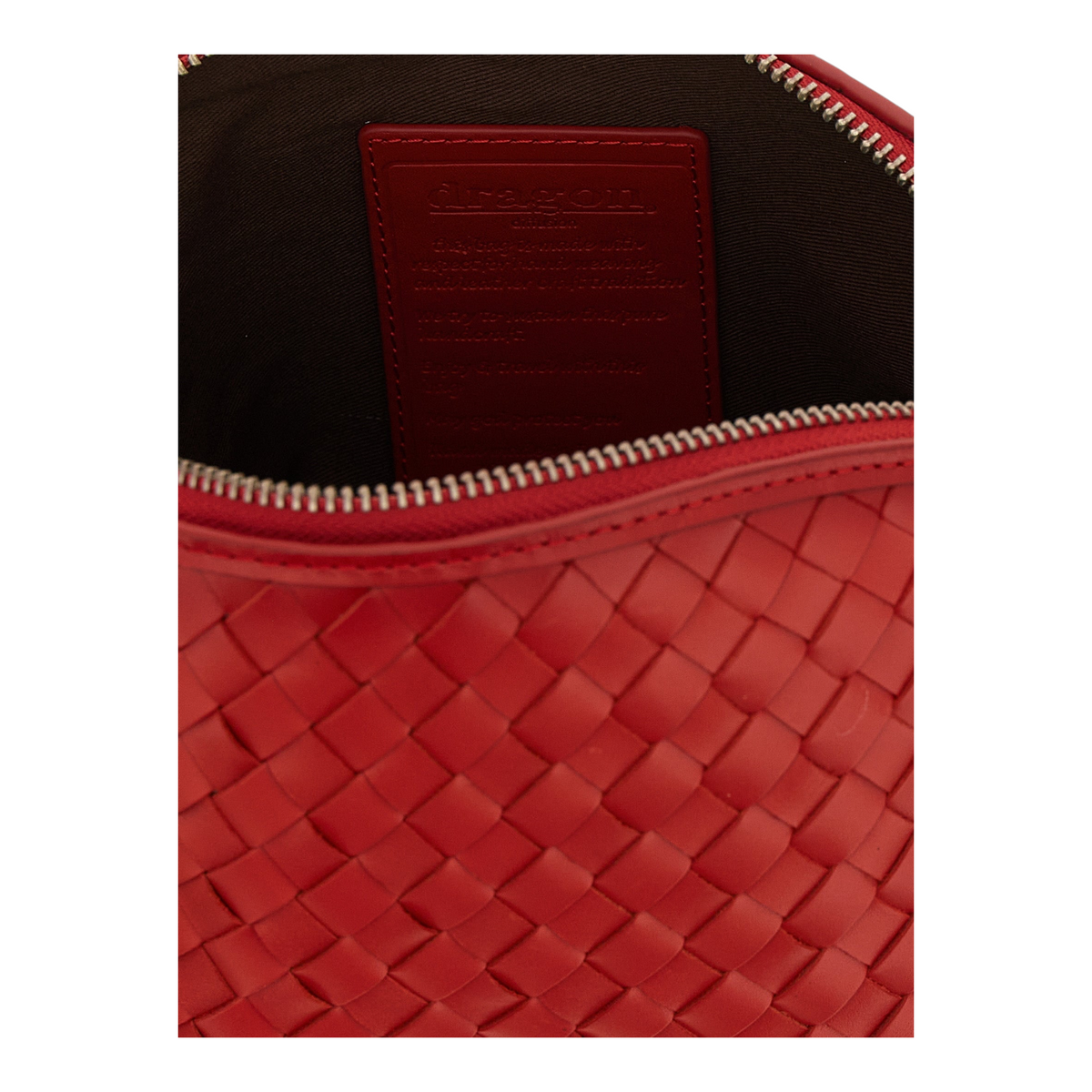 Dragon Diffusion Chunky Fellini Clutch Bag Red