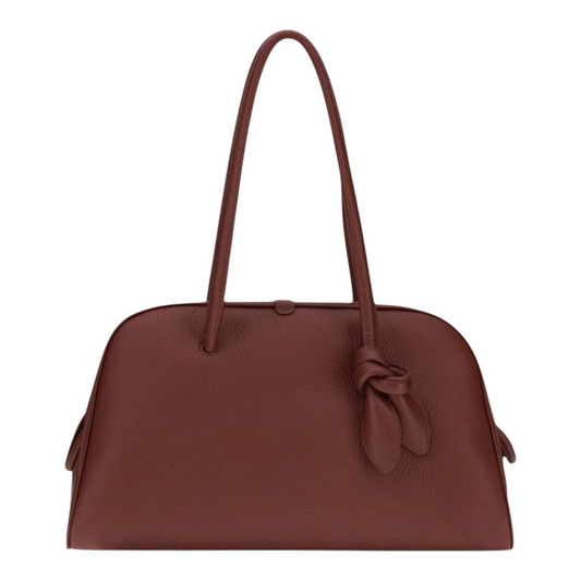 Jacquemus Il Turismo Bolso de Mano Marrón Rojo