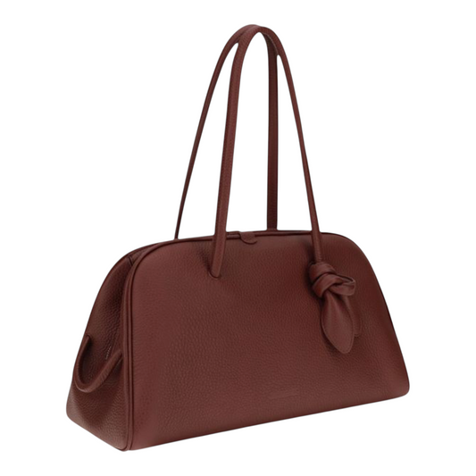Jacquemus Il Turismo Bolso de Mano Marrón Rojo