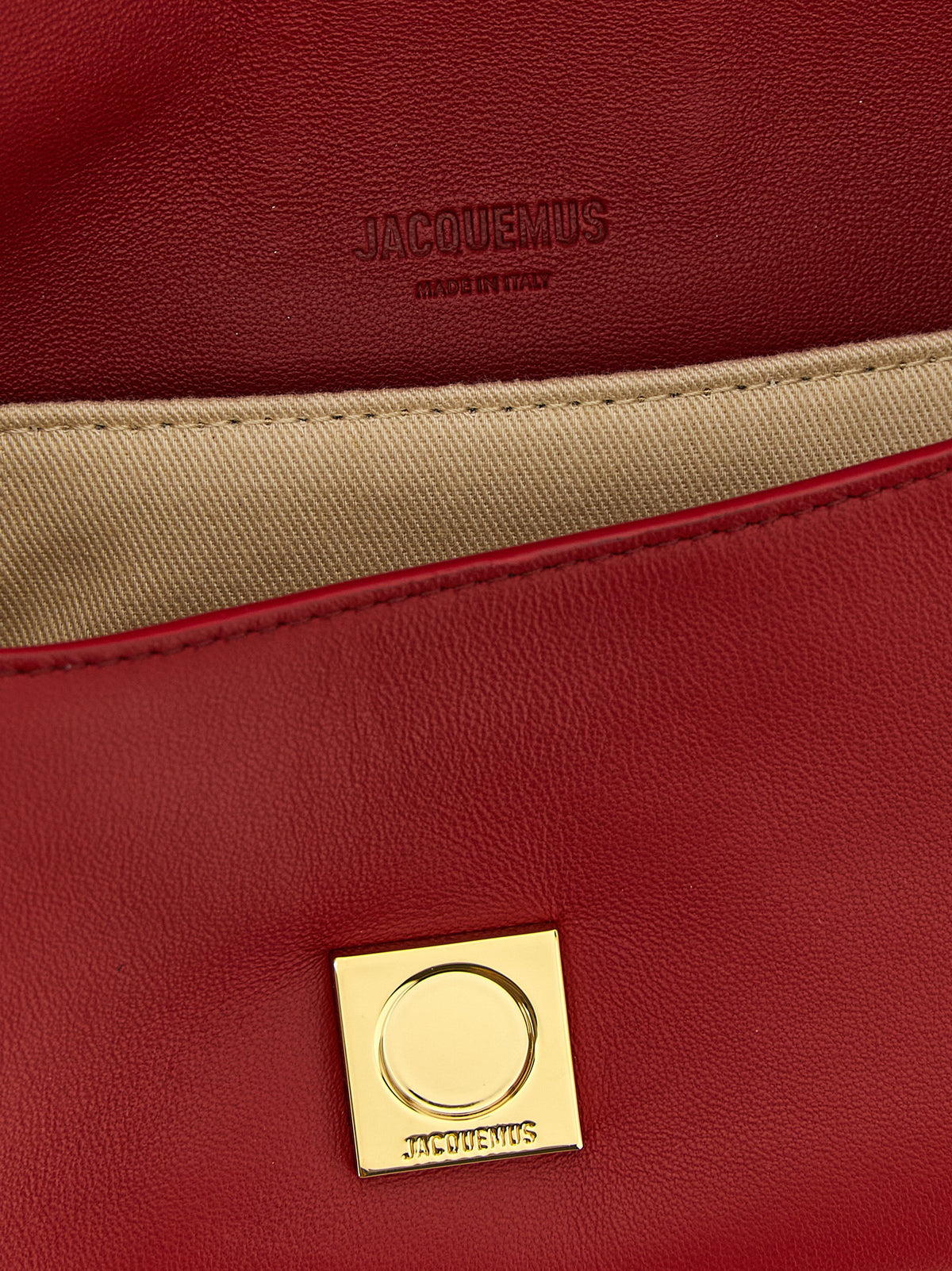 Jacquemus Red Le Bambino Chaîne Bag