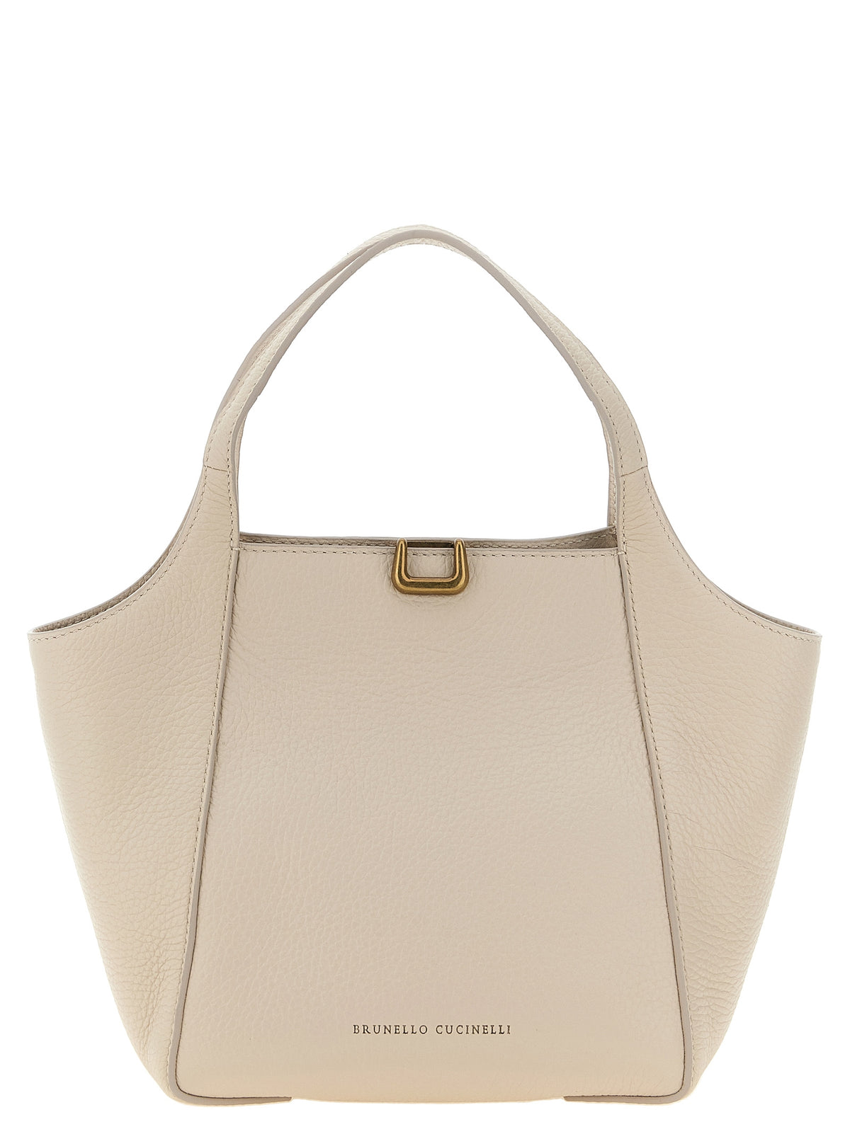 Brunello Cucinelli Beige Sartorial Bucket Bag