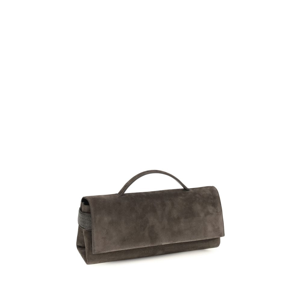 Brunello Cucinelli Essence Bolso de Mano Marrón