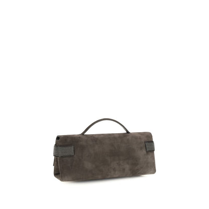 Brunello Cucinelli Essence Bolso de Mano Marrón
