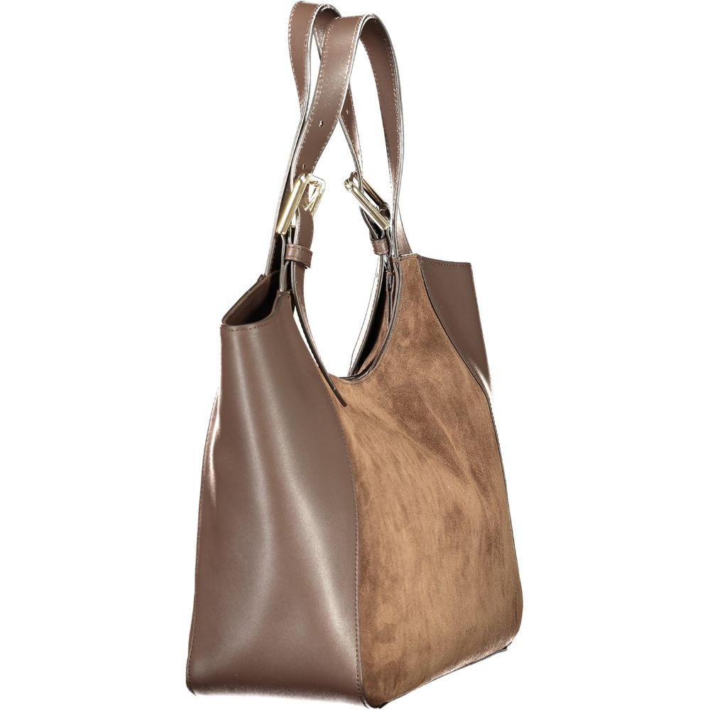 Furla Brown Dora M Tote Bag