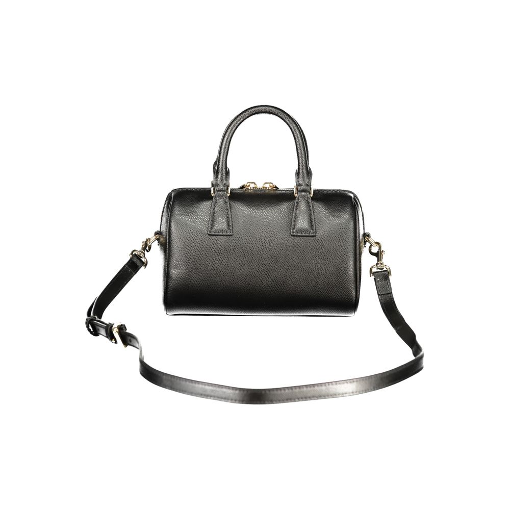 Furla Black Olivia Mini Boston Bag