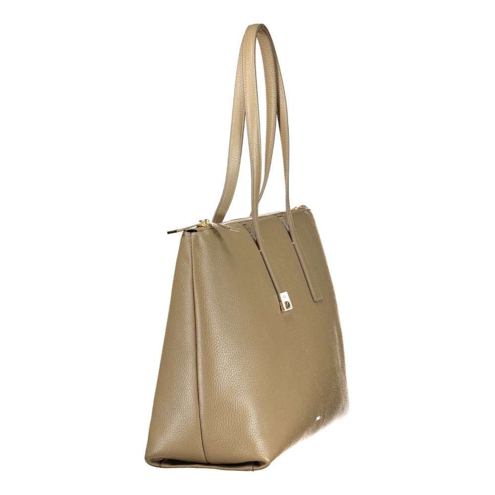 Furla Green Olivia L Tote Bag