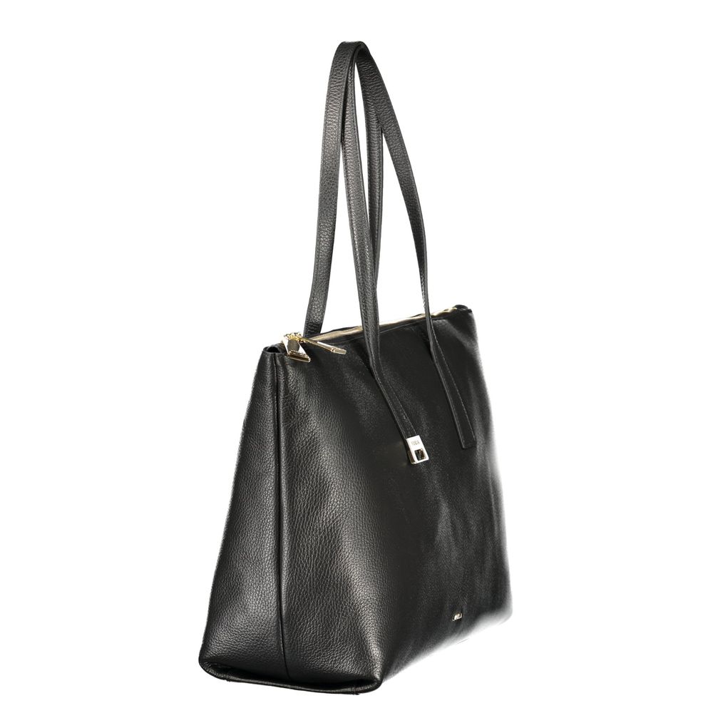 Furla Black Olivia L Tote Bag
