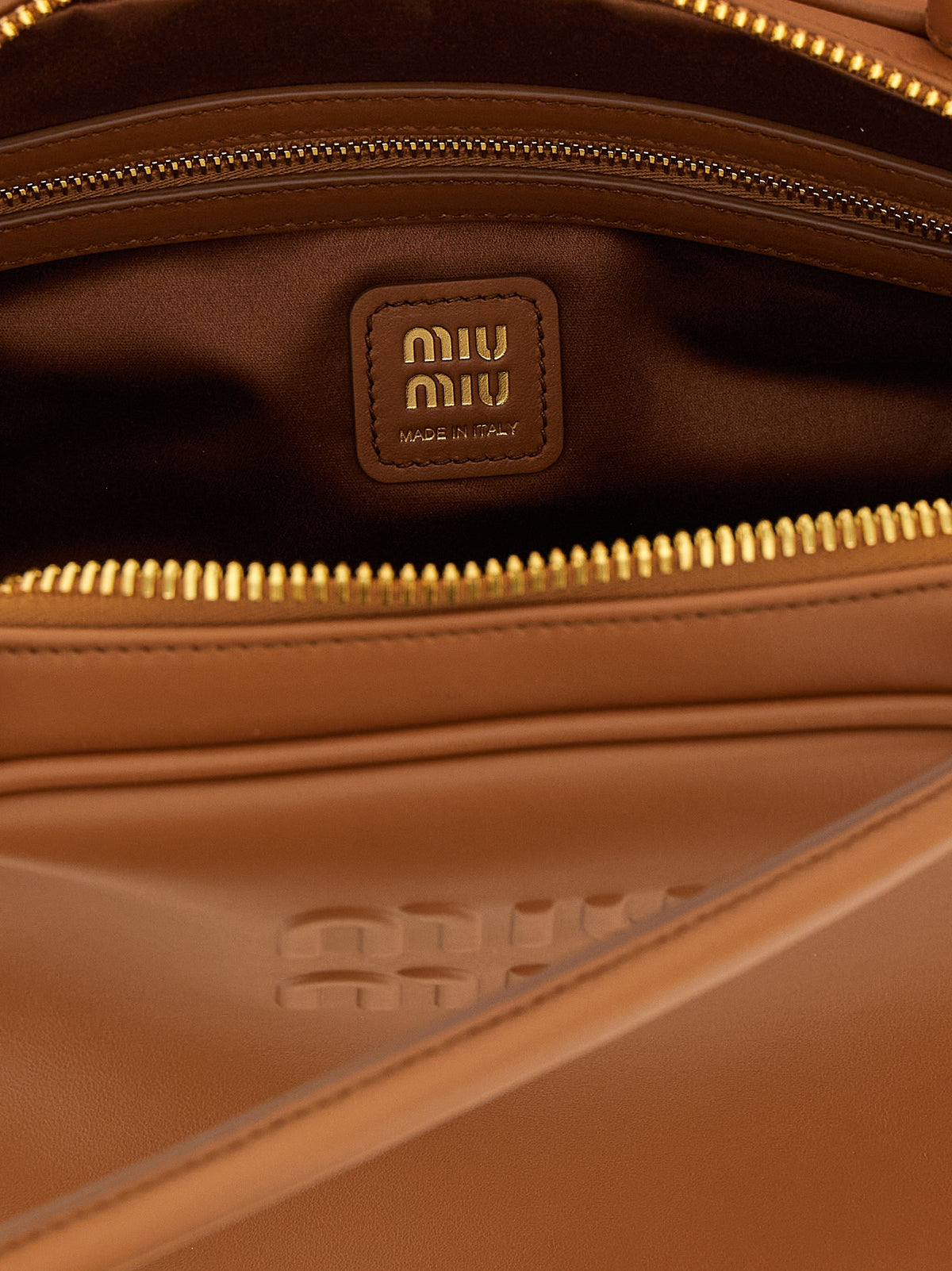 Miu Miu Brown Beau Shoulder Bag