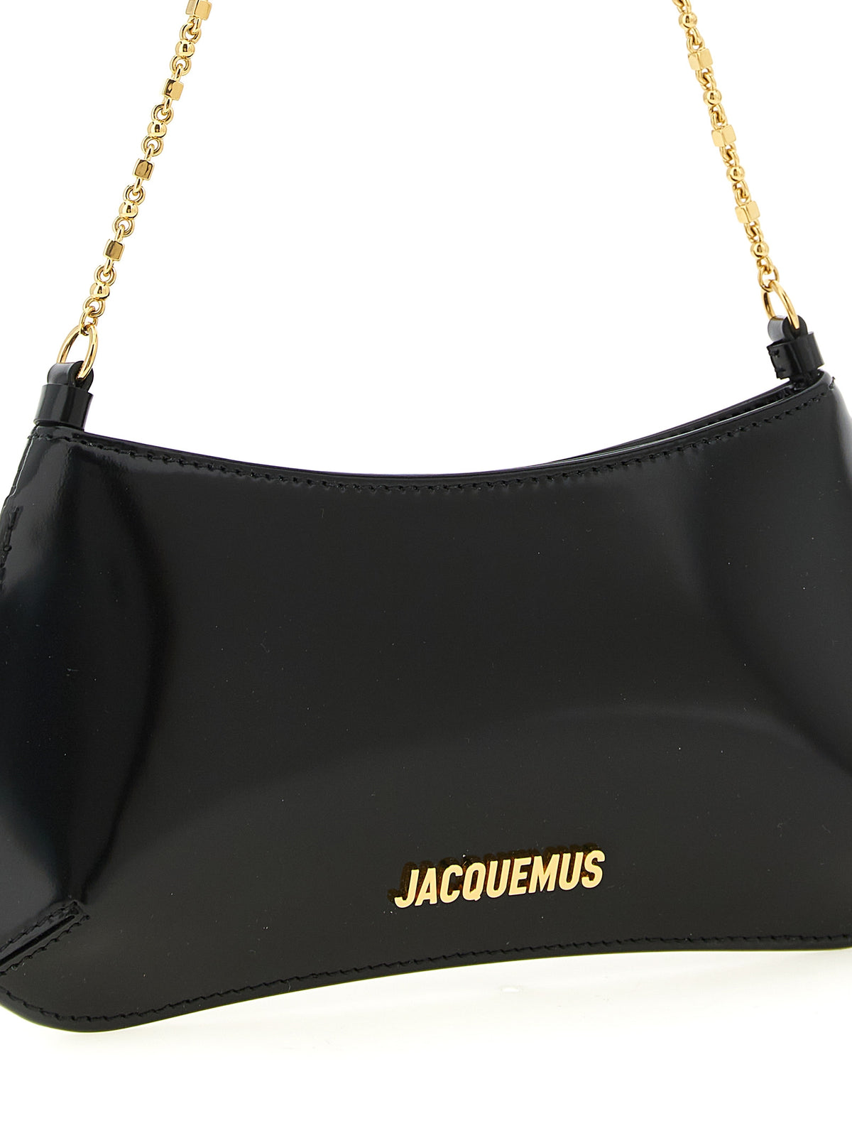 Jacquemus Black Le Petit Bisou Chaîne Shoulder Bag