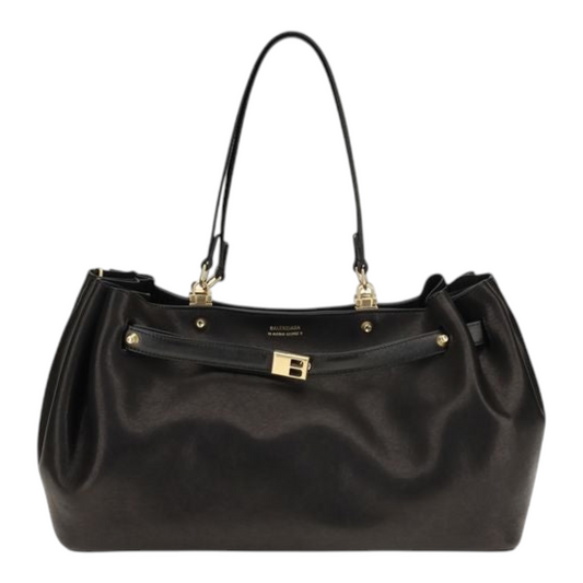 Balenciaga Bel Air Tote Shoulder Bag Black