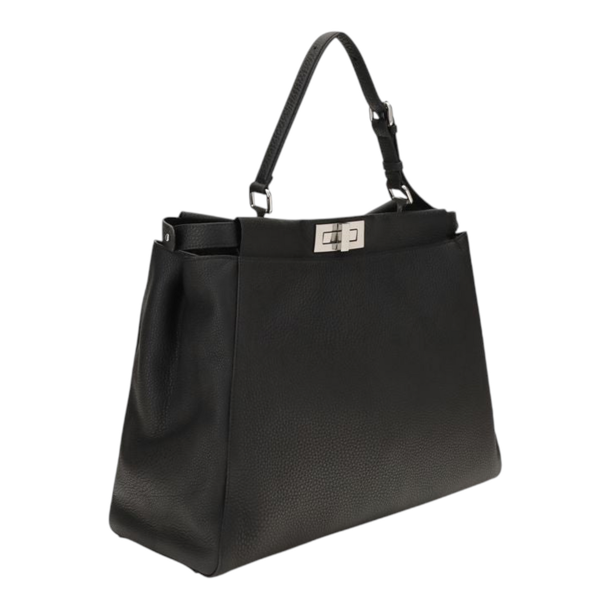 Fendi Peekaboo Bolso de Hombro Negro