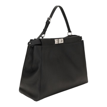 Fendi Peekaboo Bolso de Hombro Negro