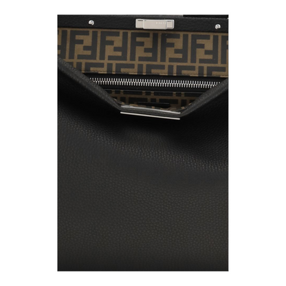 Fendi Peekaboo Bolso de Hombro Negro