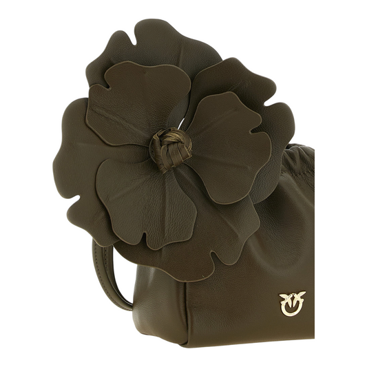 PINKO Flower Clutch Verde