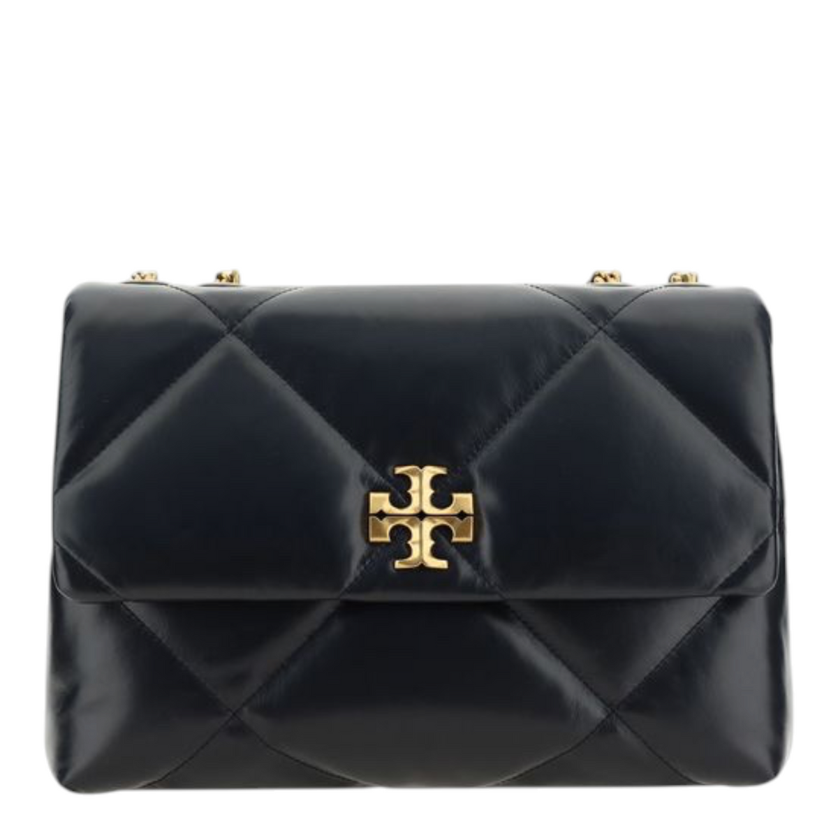 Tory Burch Kira Diamond Bolso de Hombro Negro