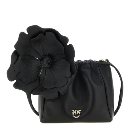 PINKO Flower Clutch Negro