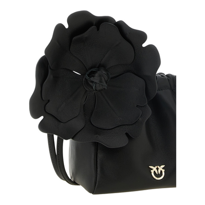 PINKO Flower Clutch Negro