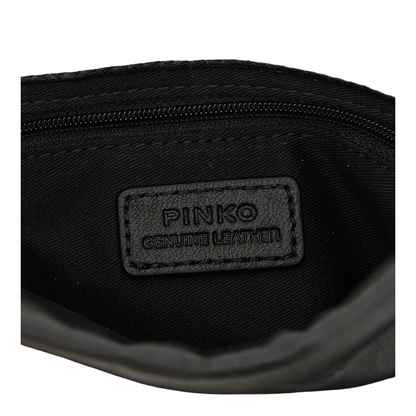 PINKO Flower Clutch Negro