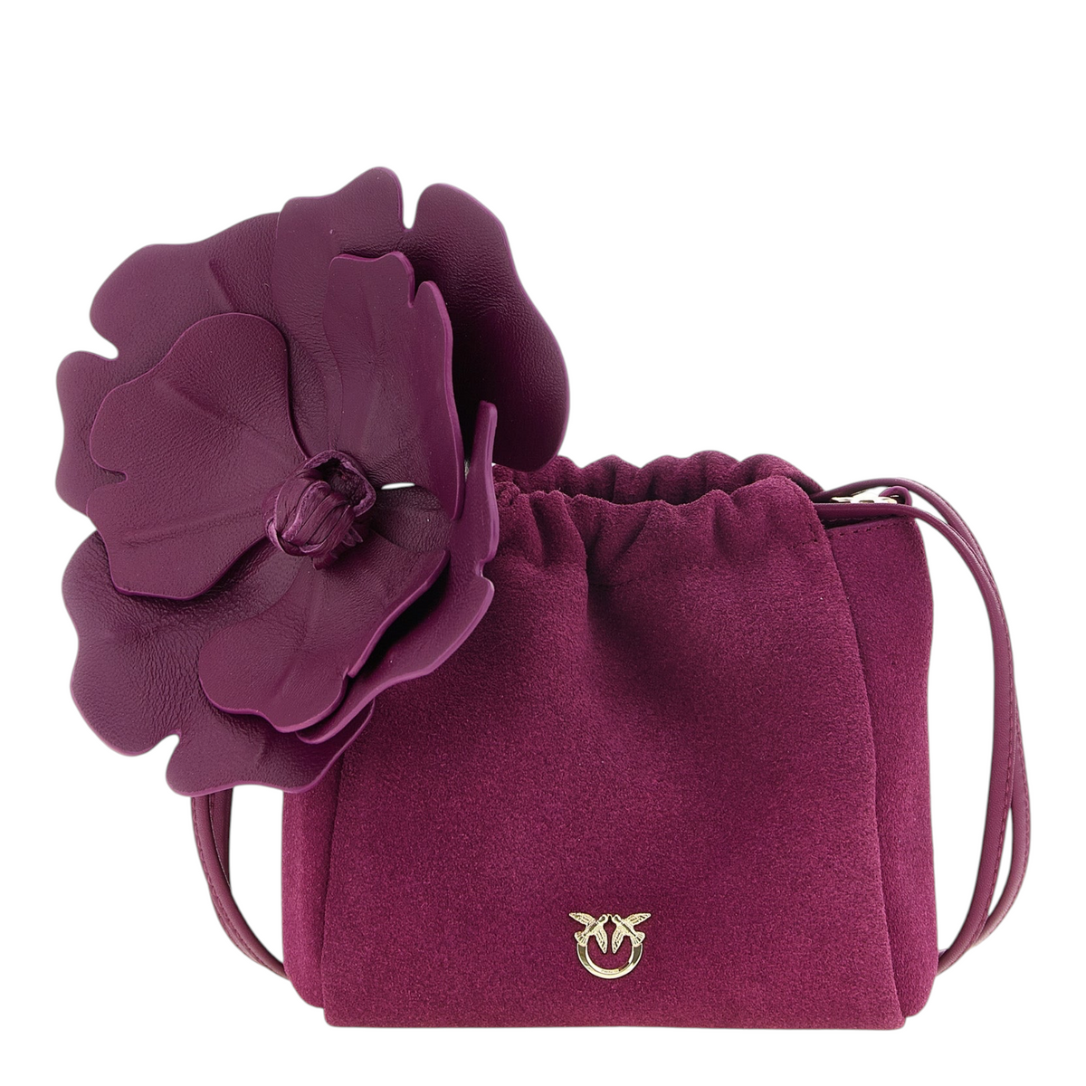 PINKO Flower Clutch Morado