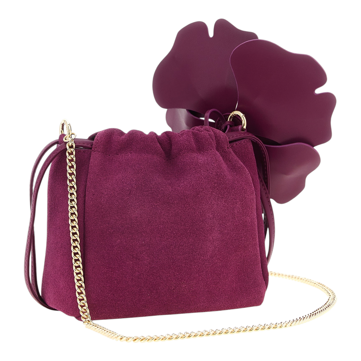 PINKO Flower Clutch Morado