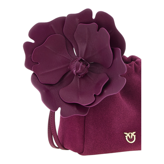 PINKO Flower Clutch Morado