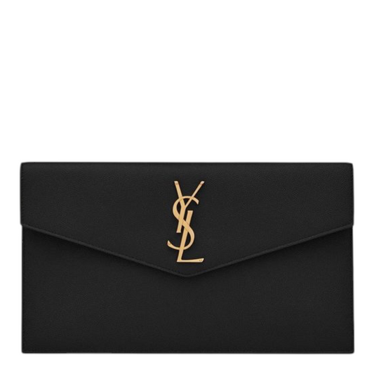 Saint Laurent Uptown Clutch Bag Black