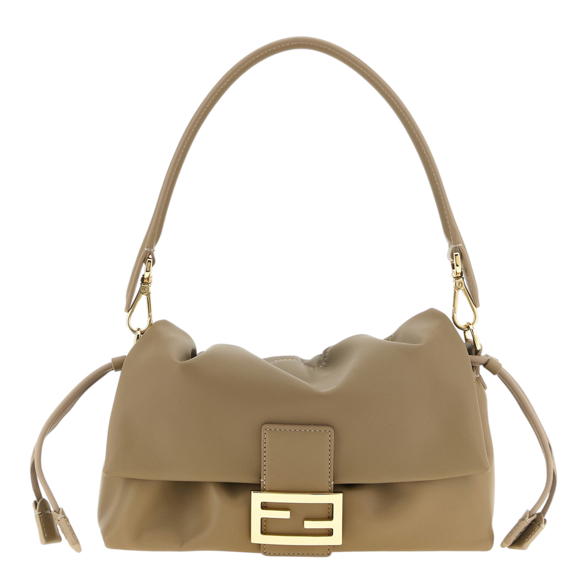 Fendi Baguette Bolso de Hombro Beige