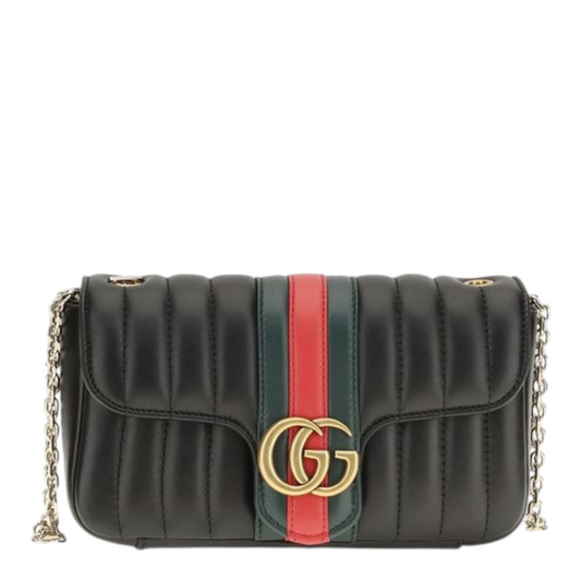 Gucci Jetset GG Marmont Shoulder Bag Black