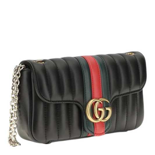 Gucci Jetset GG Marmont Shoulder Bag Black