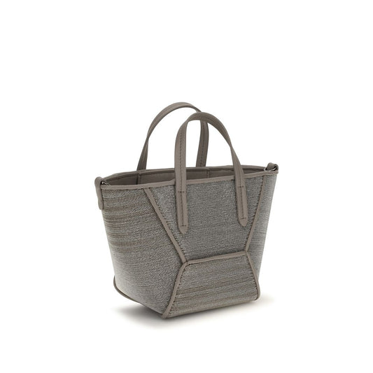 Brunello Cucinelli BC Duo Shoulder Bag Gray