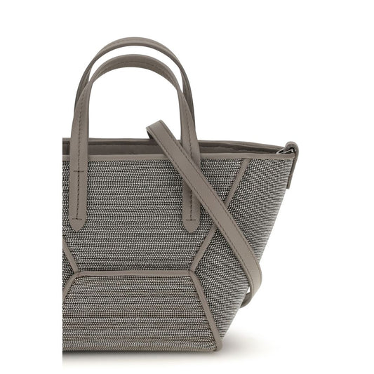 Brunello Cucinelli BC Duo Shoulder Bag Gray