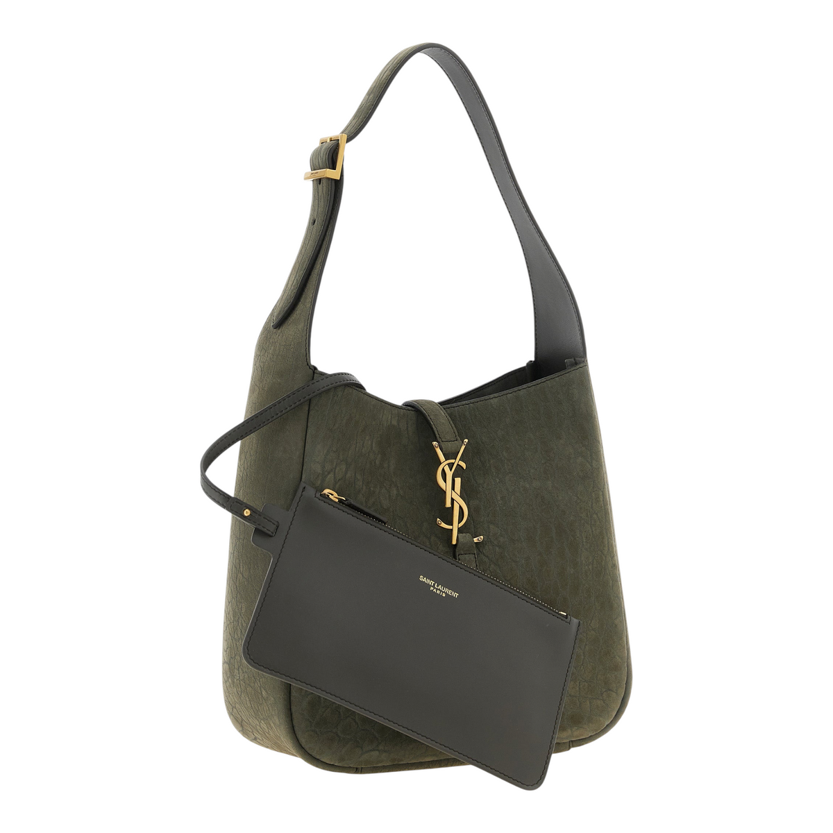Saint Laurent Le 5 à 7 Bolso de Hombro Gris