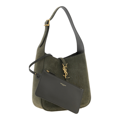 Saint Laurent Le 5 à 7 Bolso de Hombro Gris