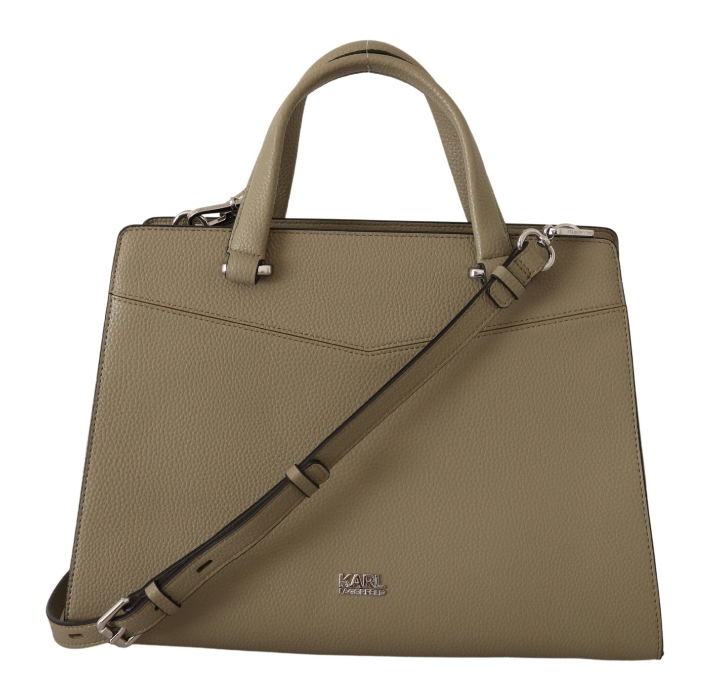 Karl Lagerfeld Sage Green Leather Tote Bag - XT & Co