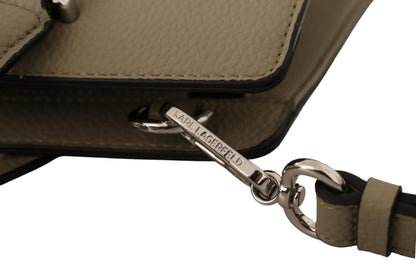 Karl Lagerfeld Sage Green Leather Tote Bag - XT & Co