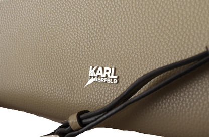 Karl Lagerfeld Sage Green Leather Tote Bag - XT & Co