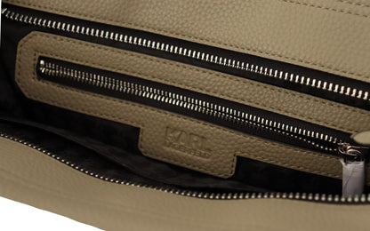 Karl Lagerfeld Sage Green Leather Tote Bag - XT & Co