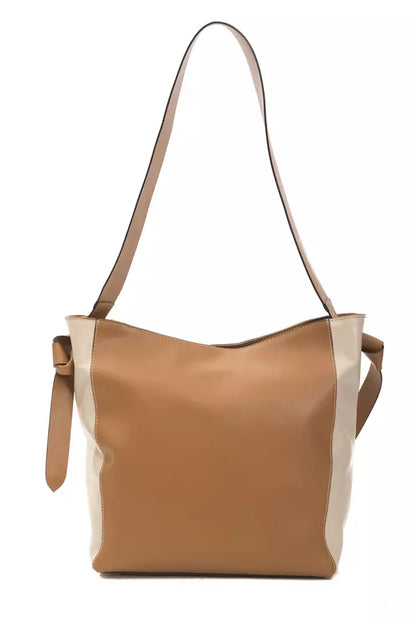 Pompei Donatella Brown Leather Shoulder Bag - XT & Co