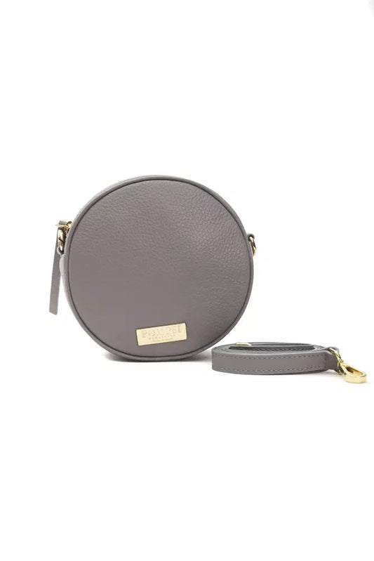 Pompei Donatella Gray Oval Crossbody Bag - XT & Co