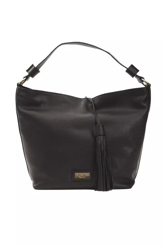 Pompei Donatella Deep Black  Shoulder Bag - XT & Co