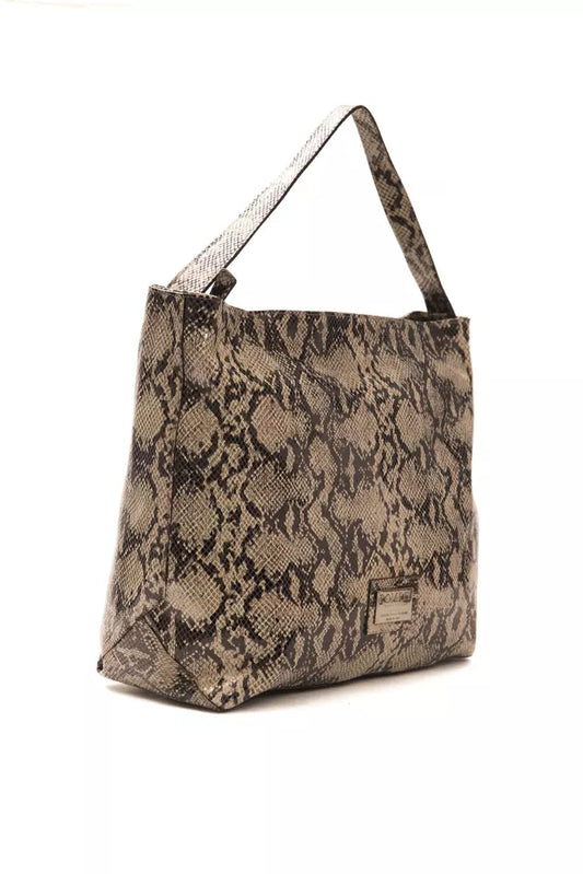 Pompe Donatella  Brown Python Shoulder Bag - XT & Co