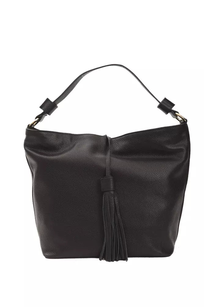 Pompei Donatella Deep Black  Shoulder Bag - XT & Co
