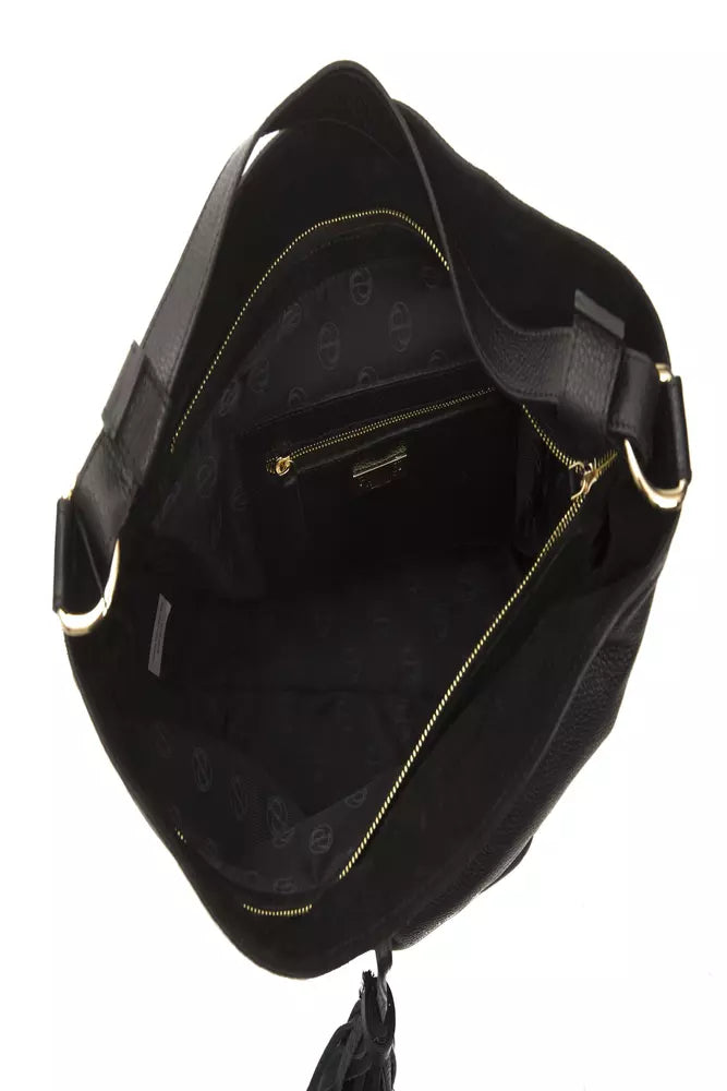 Pompei Donatella Deep Black  Shoulder Bag - XT & Co