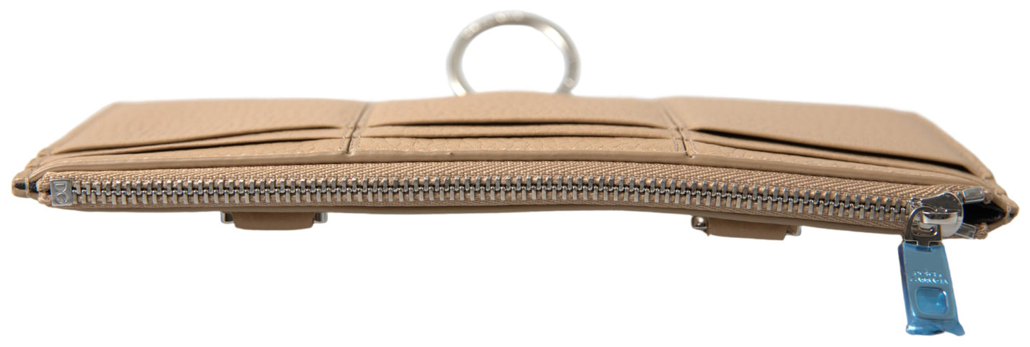 Dolce Gabbana Beige Leather Shoulder Bag - XT & Co