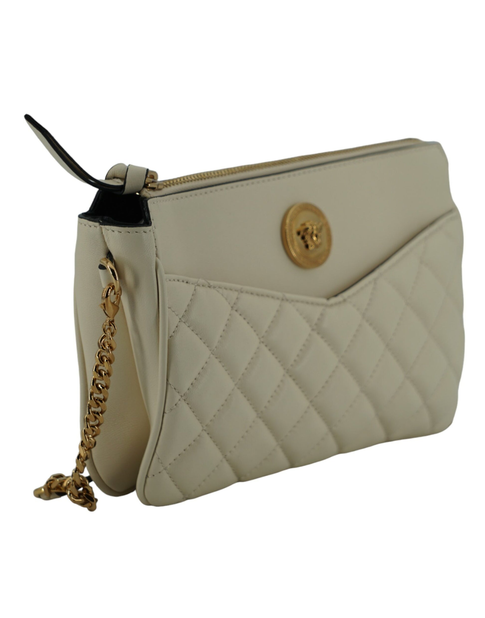 Versace White Pouch Crossbody Bag - XT & Co